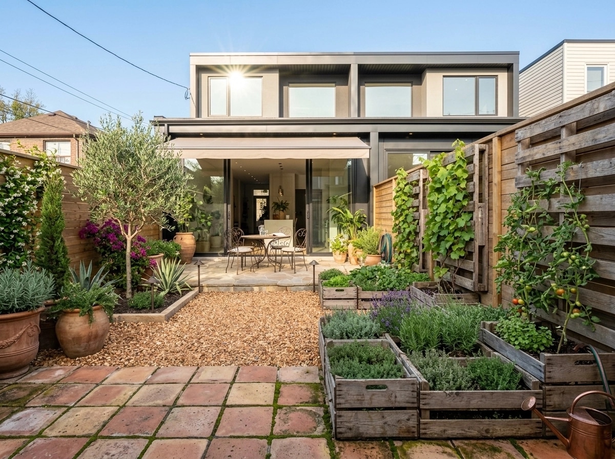 Mediterranean Yard Yard design — yard photo by GenRoom AI