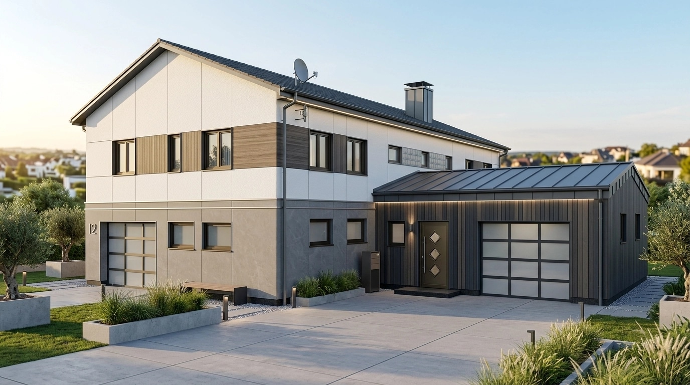 Contemporary Facade Facade design — facade photo by GenRoom AI