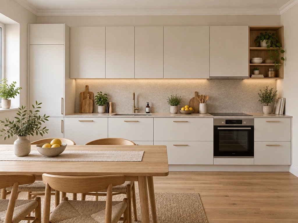 Interior design in Scandinavian style — Kitchen by GenRoom AI