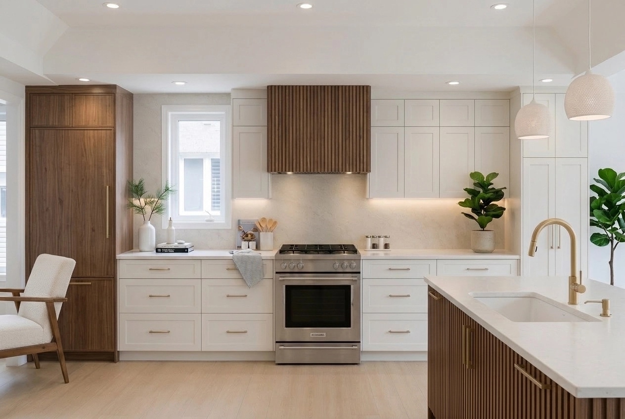 Interior design in Scandinavian style — Kitchen by GenRoom AI