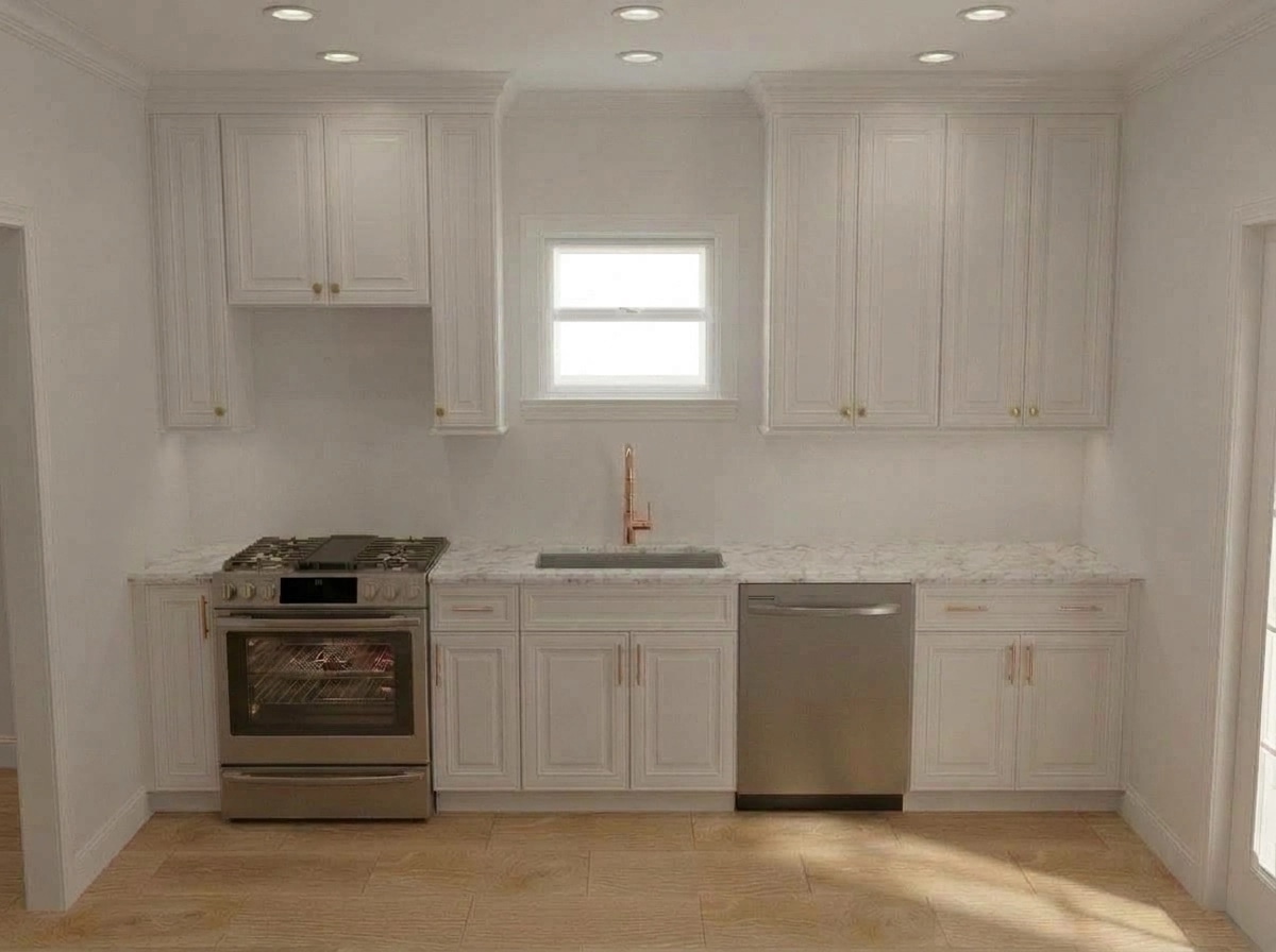 Transitional Kitchen design — interior photo by GenRoom AI