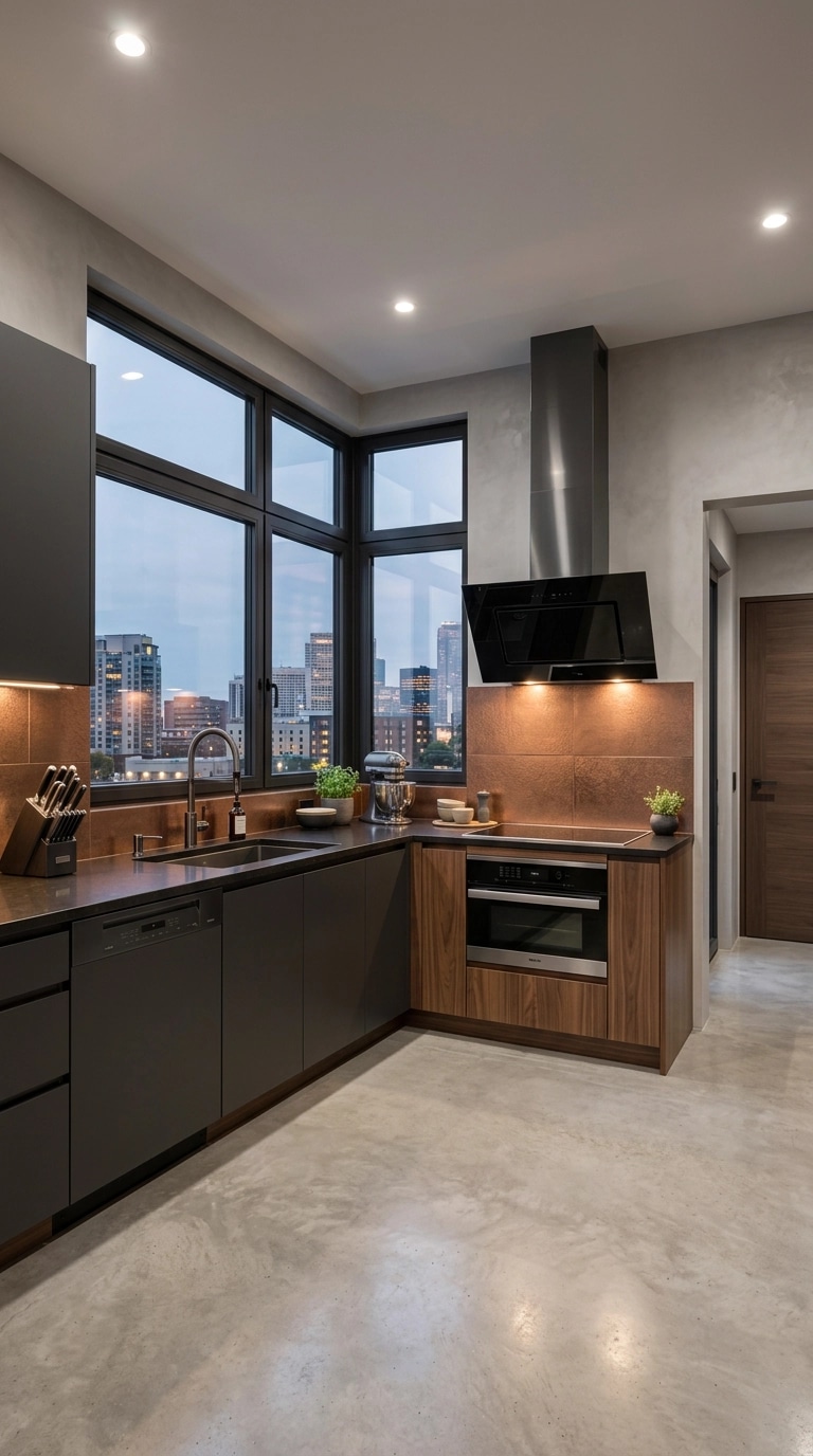 Kitchen interior in Contemporary style — photo by GenRoom AI