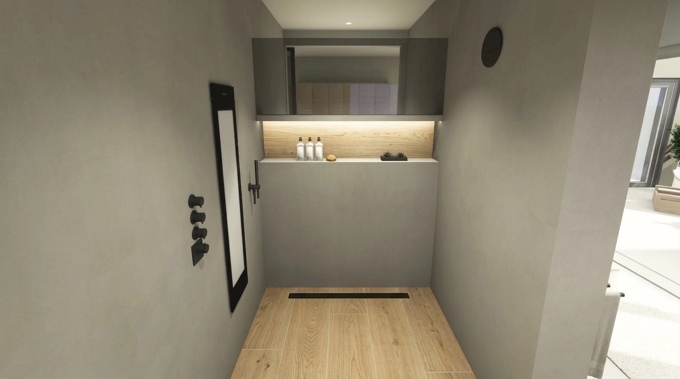 Bathroom interior in no_style style — photo by GenRoom AI