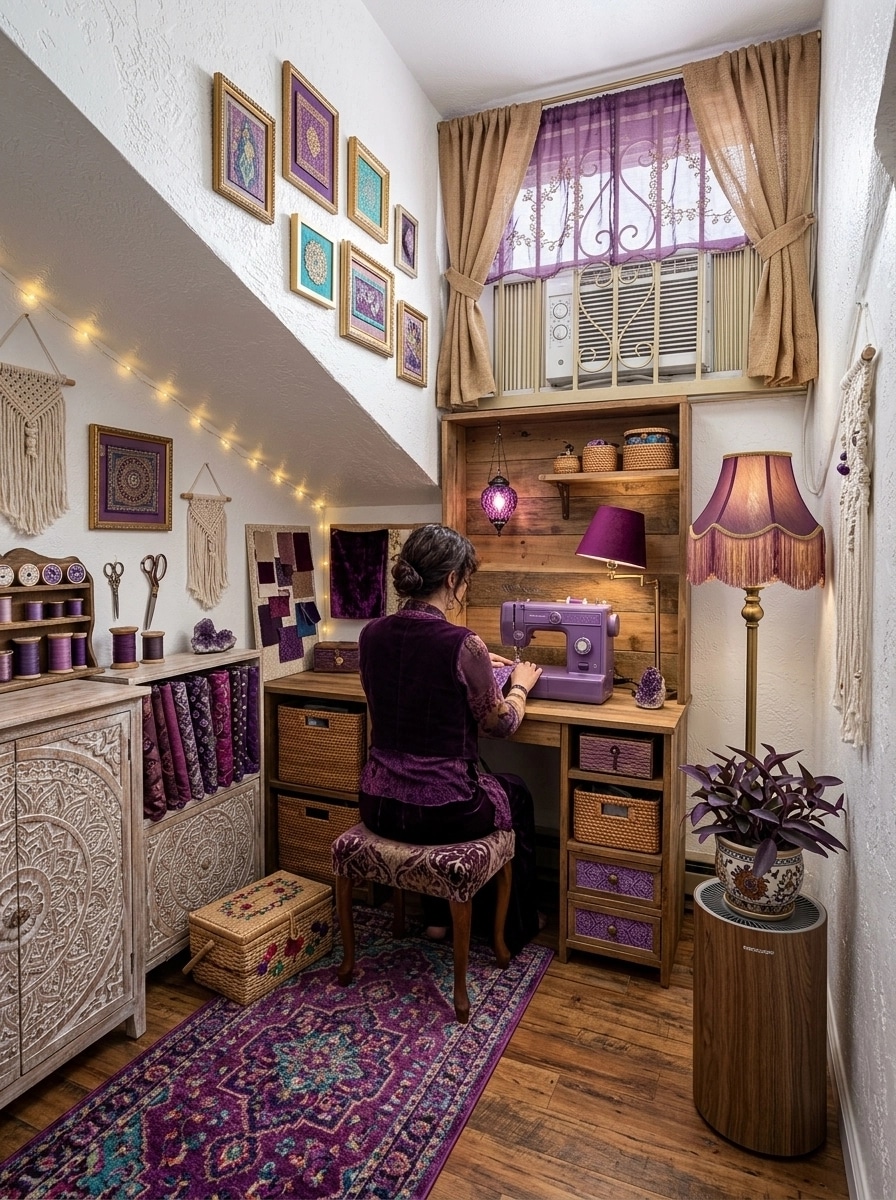 Interior design in Bohemian style — other by GenRoom AI