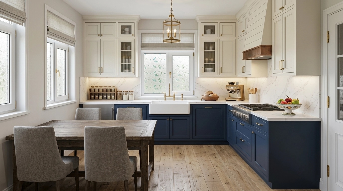 Modern Farmhouse Kitchen design — interior photo by GenRoom AI