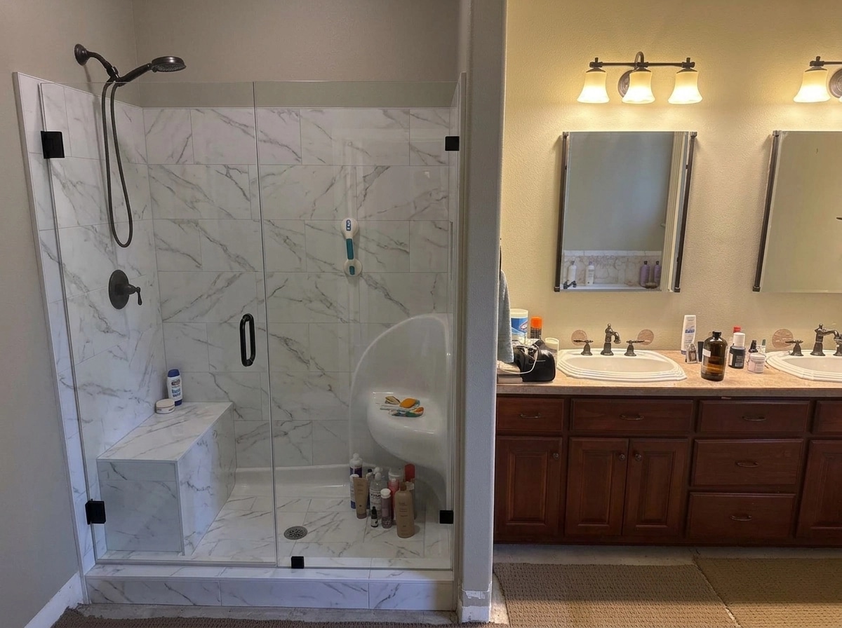 Bathroom interior in no_style style — photo by GenRoom AI