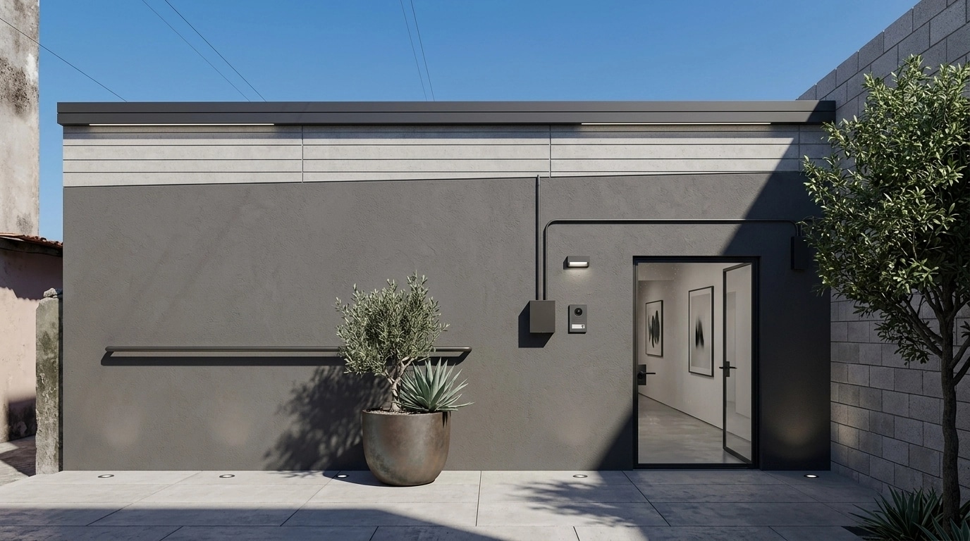 Minimalist Facade Facade design — facade photo by GenRoom AI