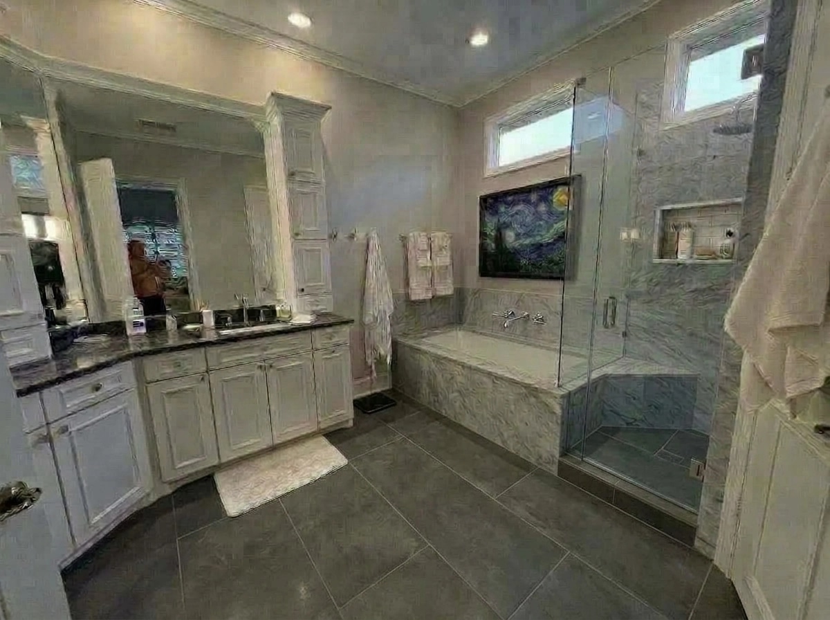 Bathroom interior in no_style style — photo by GenRoom AI
