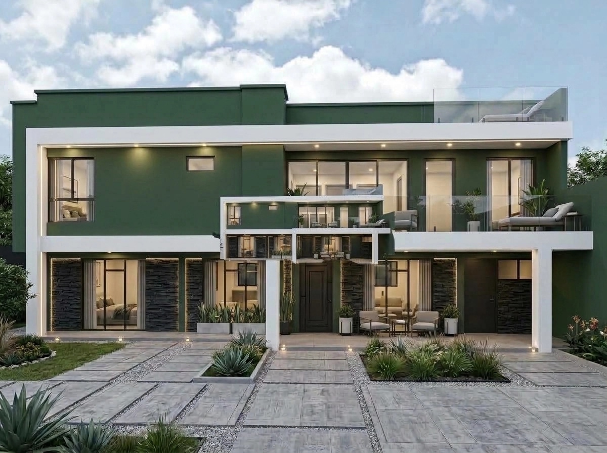 Contemporary Facade Facade design — facade photo by GenRoom AI