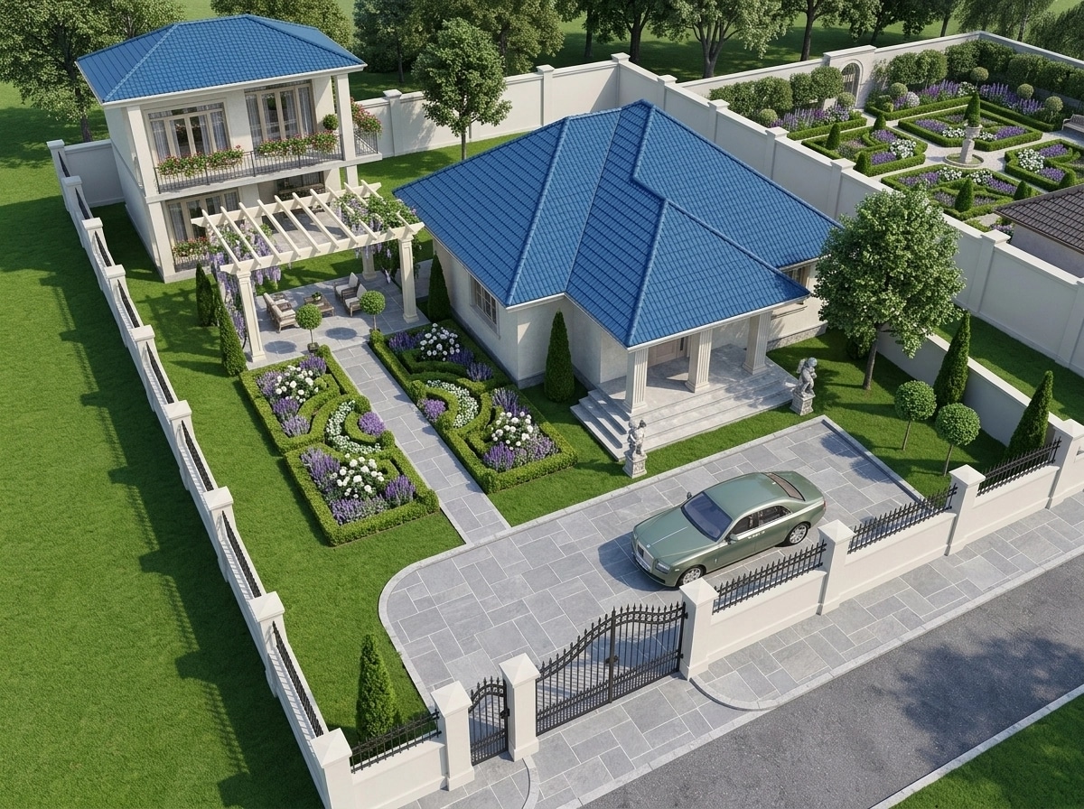 Classic Garden Yard design — yard photo by GenRoom AI