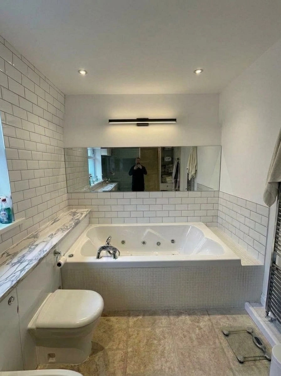 Bathroom interior in no_style style — photo by GenRoom AI