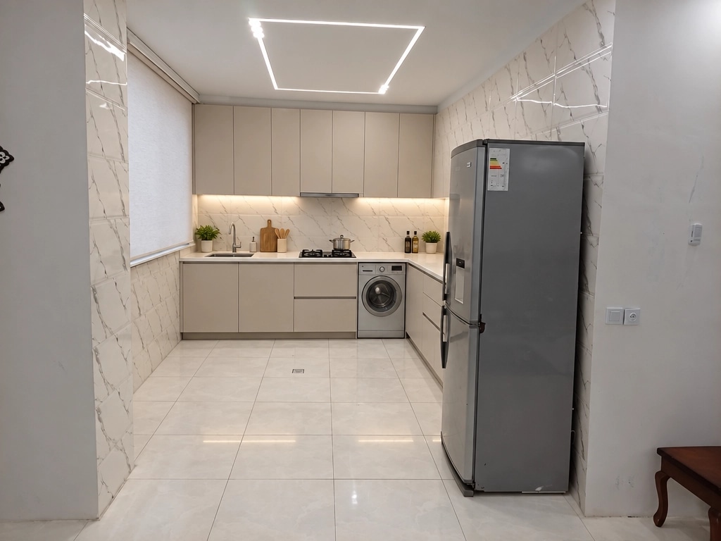 Minimalism Kitchen design — interior photo by GenRoom AI
