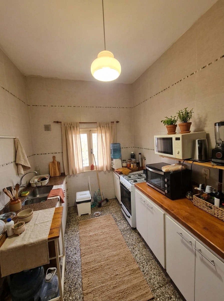 Kitchen interior in no_style style — photo by GenRoom AI