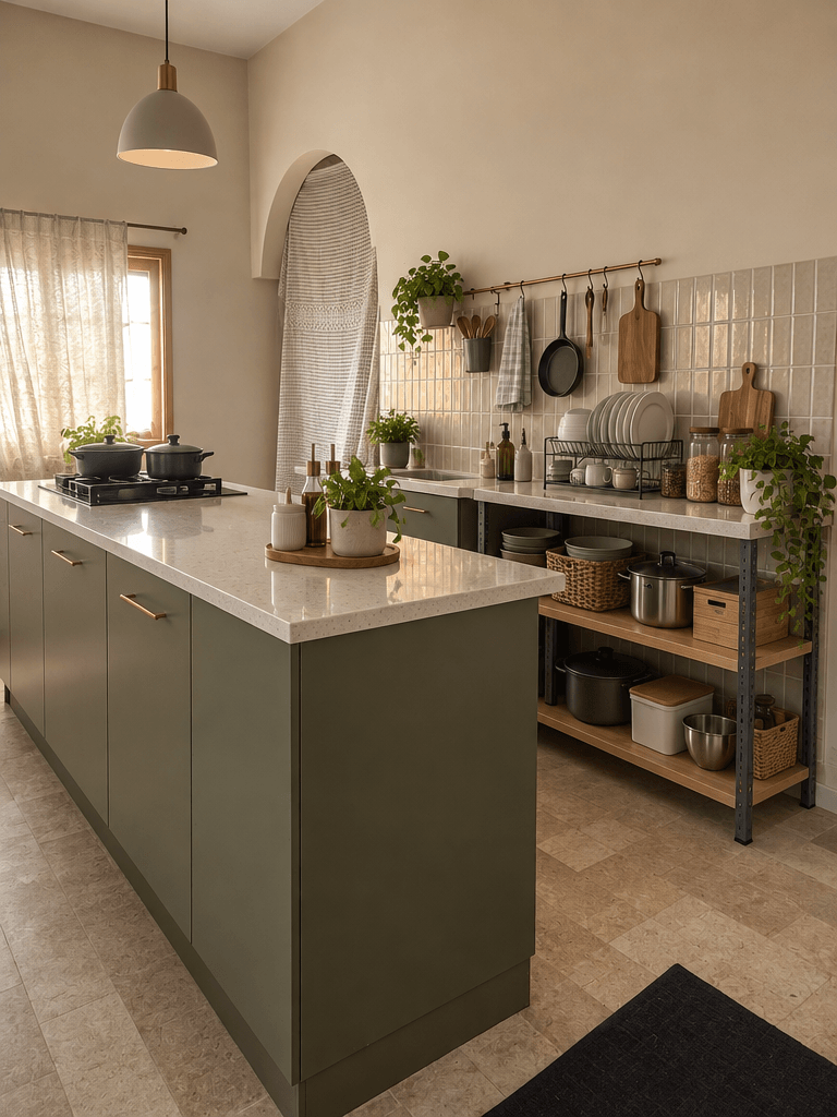 Minimalism Kitchen design — interior photo by GenRoom AI
