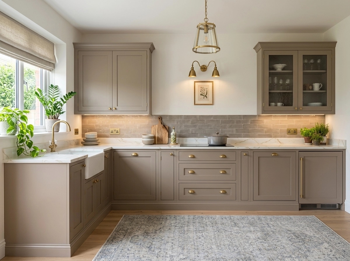 Interior design in Transitional style — Kitchen by GenRoom AI