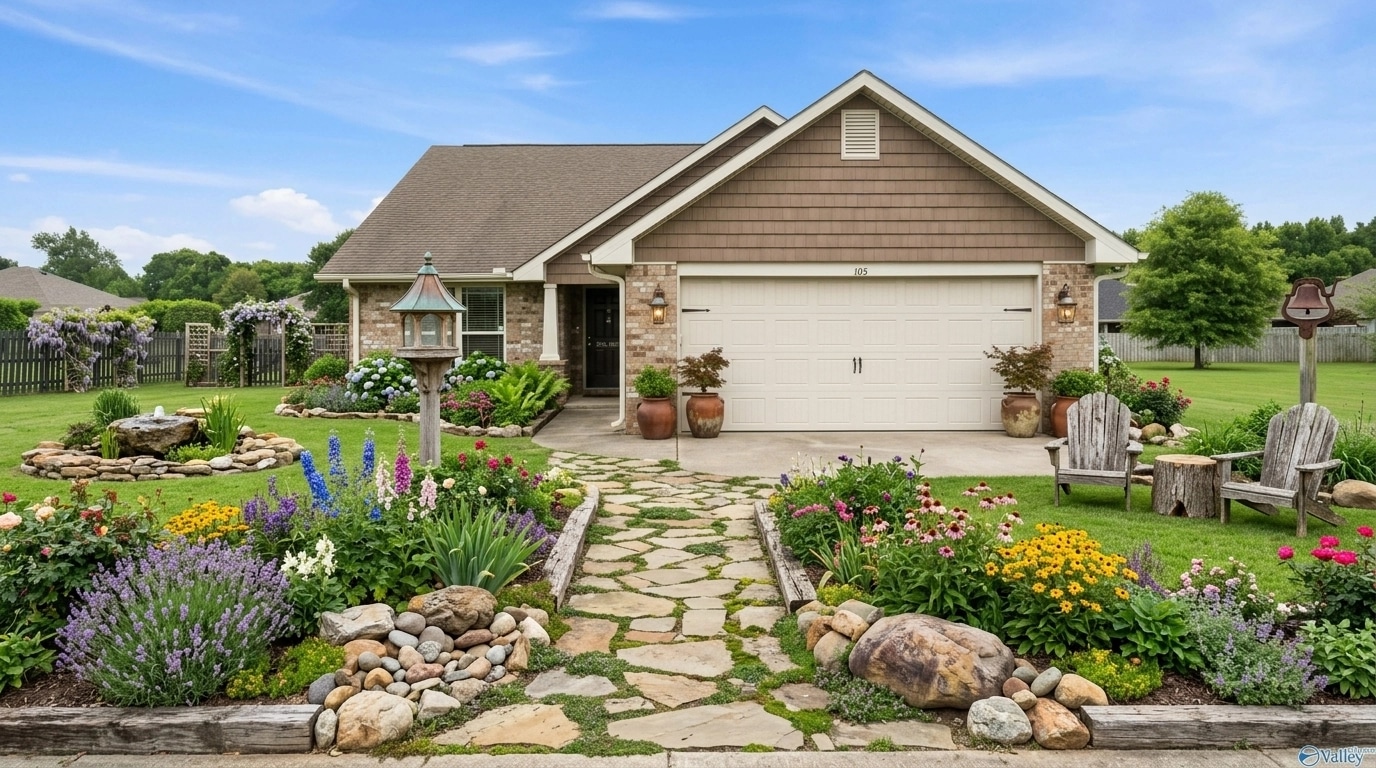 Country Rustic Garden Yard design — yard photo by GenRoom AI