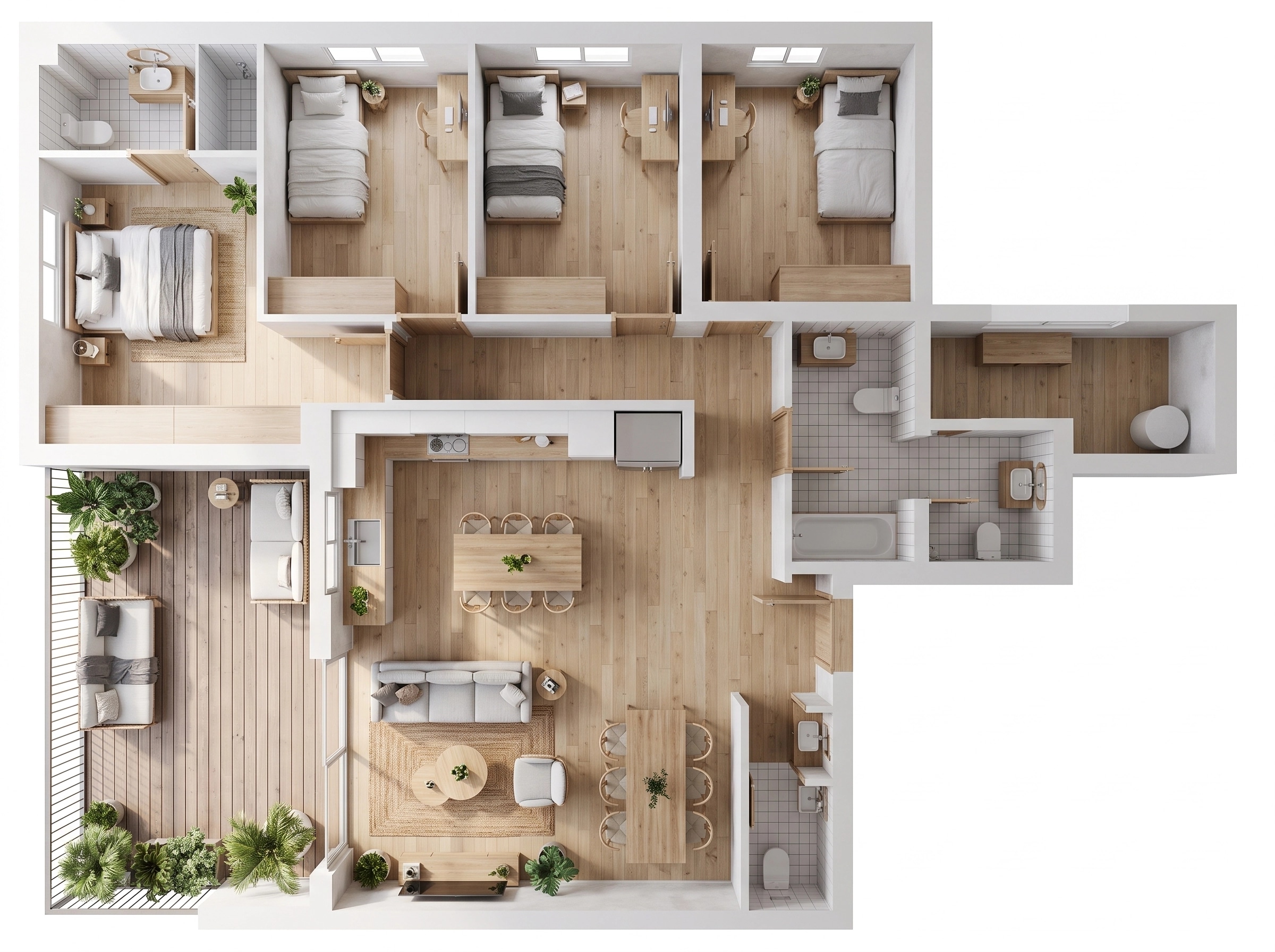 Scandinavian Soggiorno design — interior photo by GenRoom AI