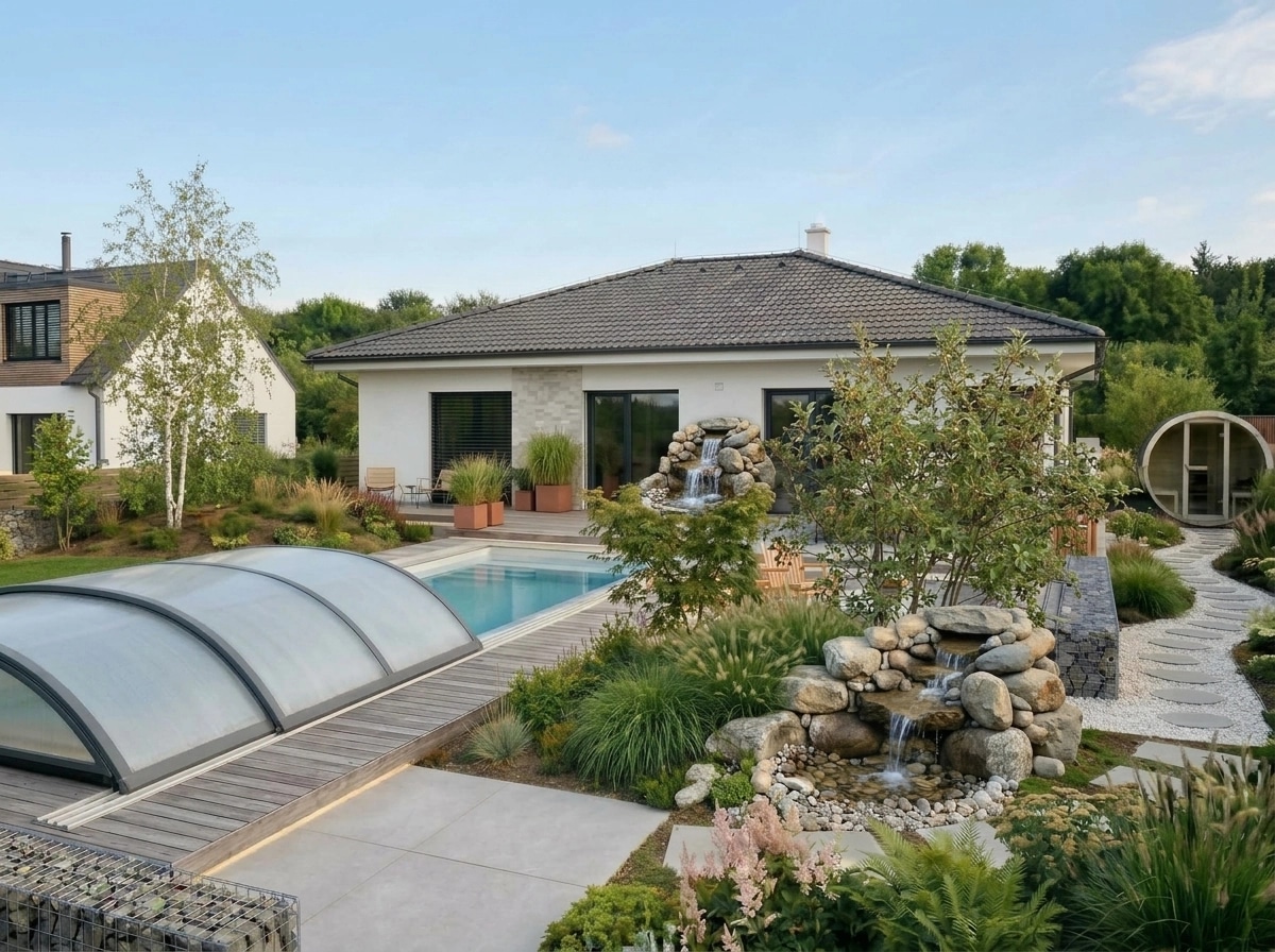 Landschaftsdesign im Scandinavian Garden-Stil — Garten von GenRoom AI
