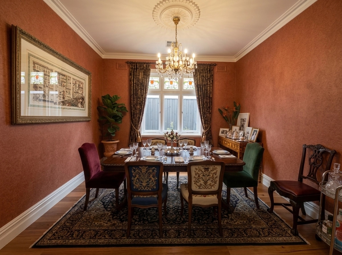 Interior design in British style — dining_room by GenRoom AI