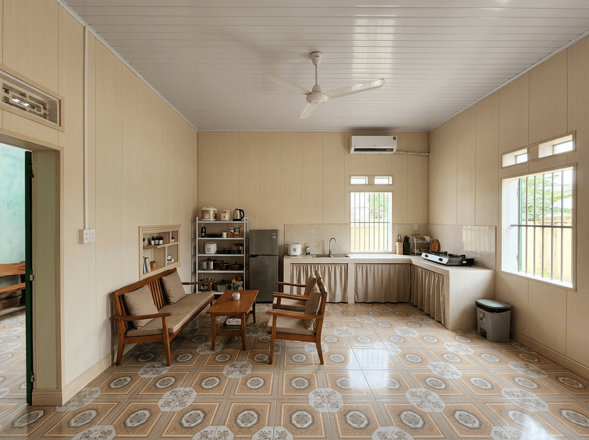 Interior design in Minimalism style — Living Room by GenRoom AI