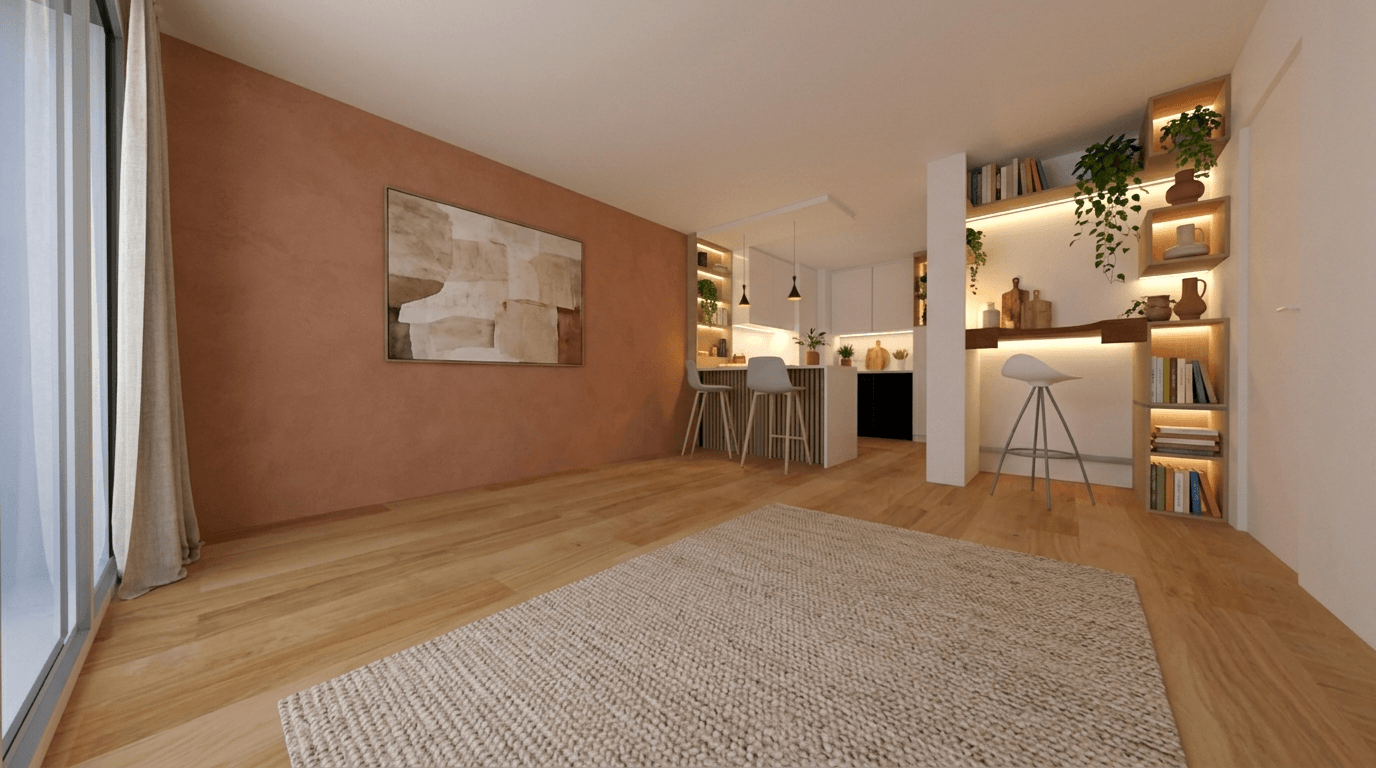 Contemporary Kitchen design — interior photo by GenRoom AI