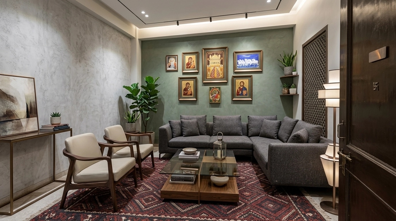 Interior design in Contemporary style — Living Room by GenRoom AI