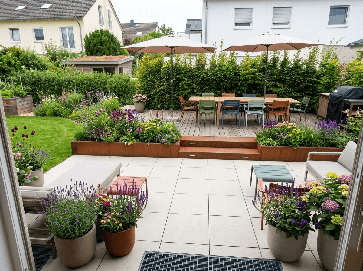 Yard design in no_style style — photo by GenRoom AI