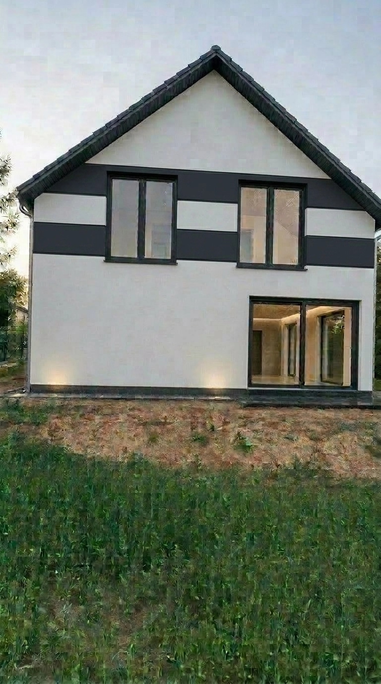 Contemporary Facade Fasad design — facade photo by GenRoom AI
