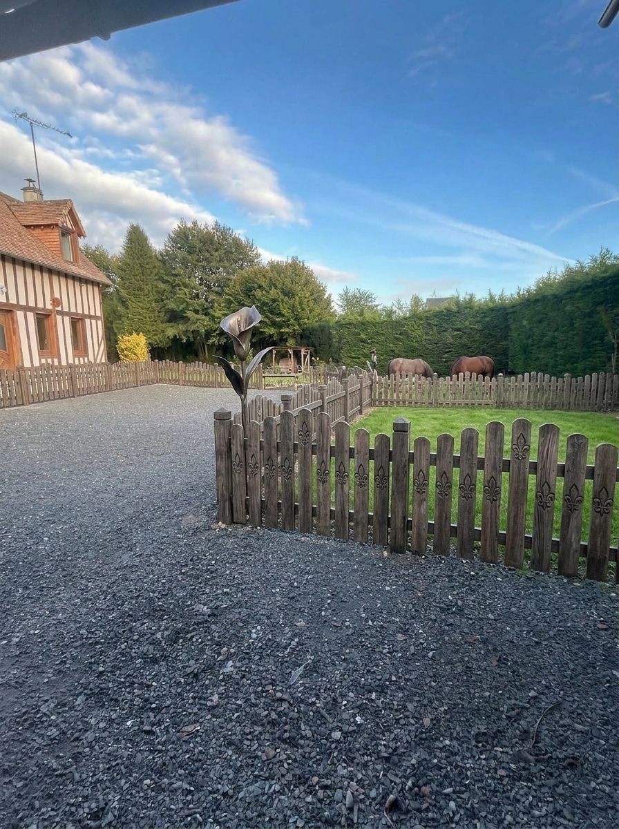 Yard design in no_style style — photo by GenRoom AI