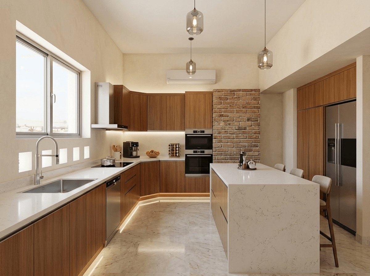 Kitchen interior in no_style style — photo by GenRoom AI