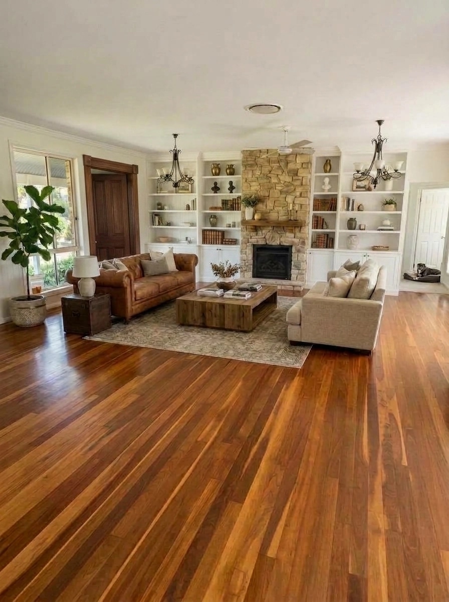 Modern Farmhouse Living Room design — interior photo by GenRoom AI
