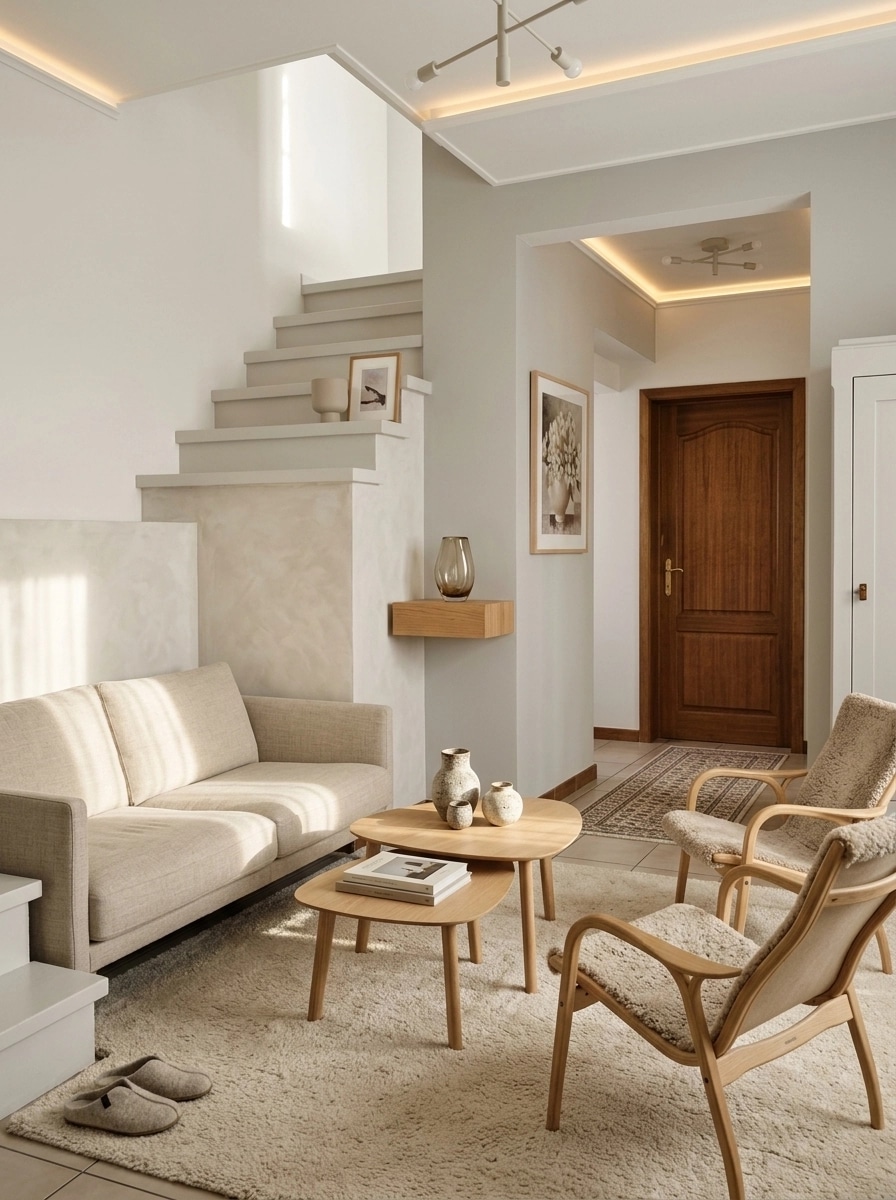 Scandinavian Living Room design — interior photo by GenRoom AI