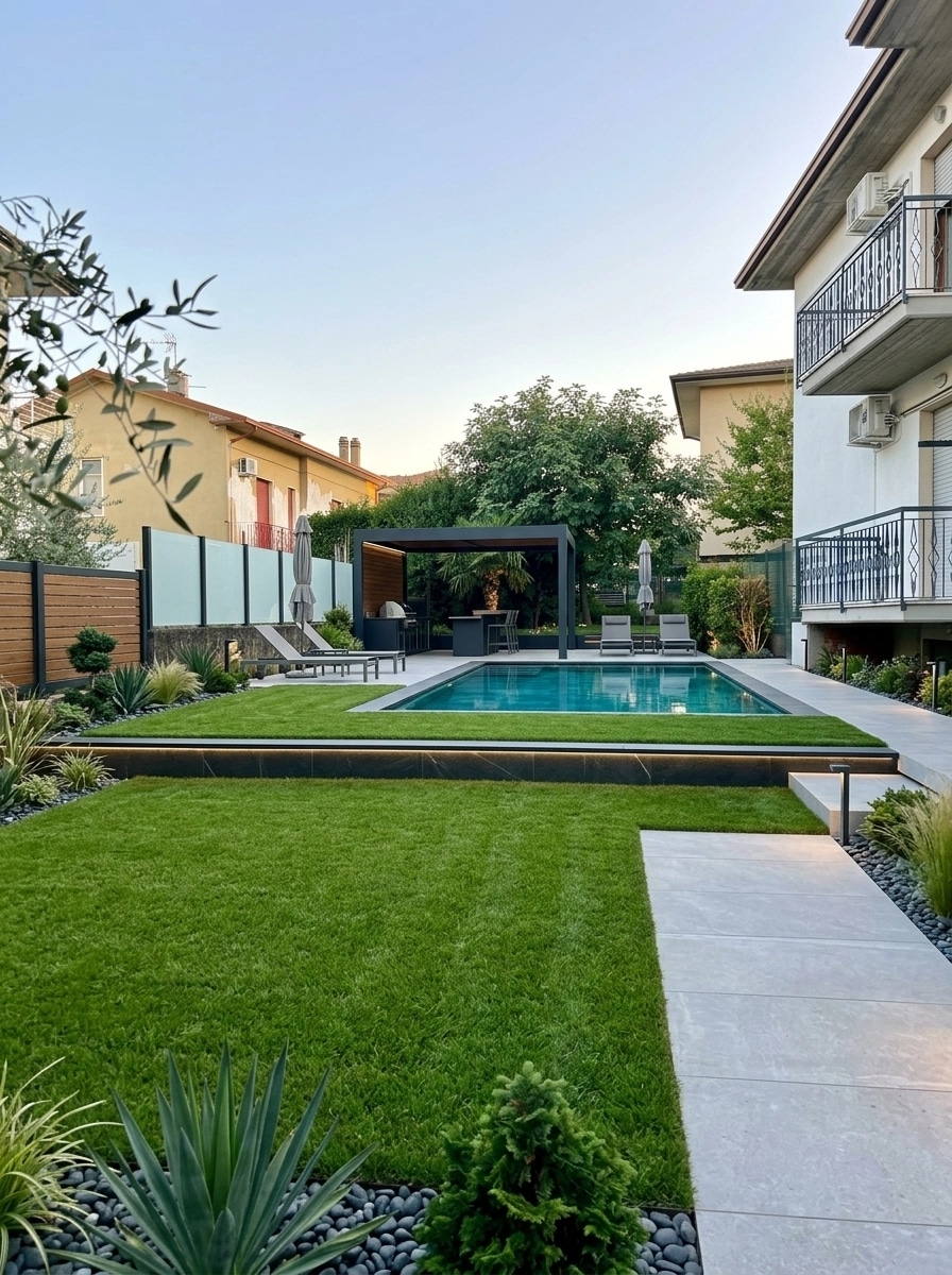 Contemporary Yard Yard design — yard photo by GenRoom AI