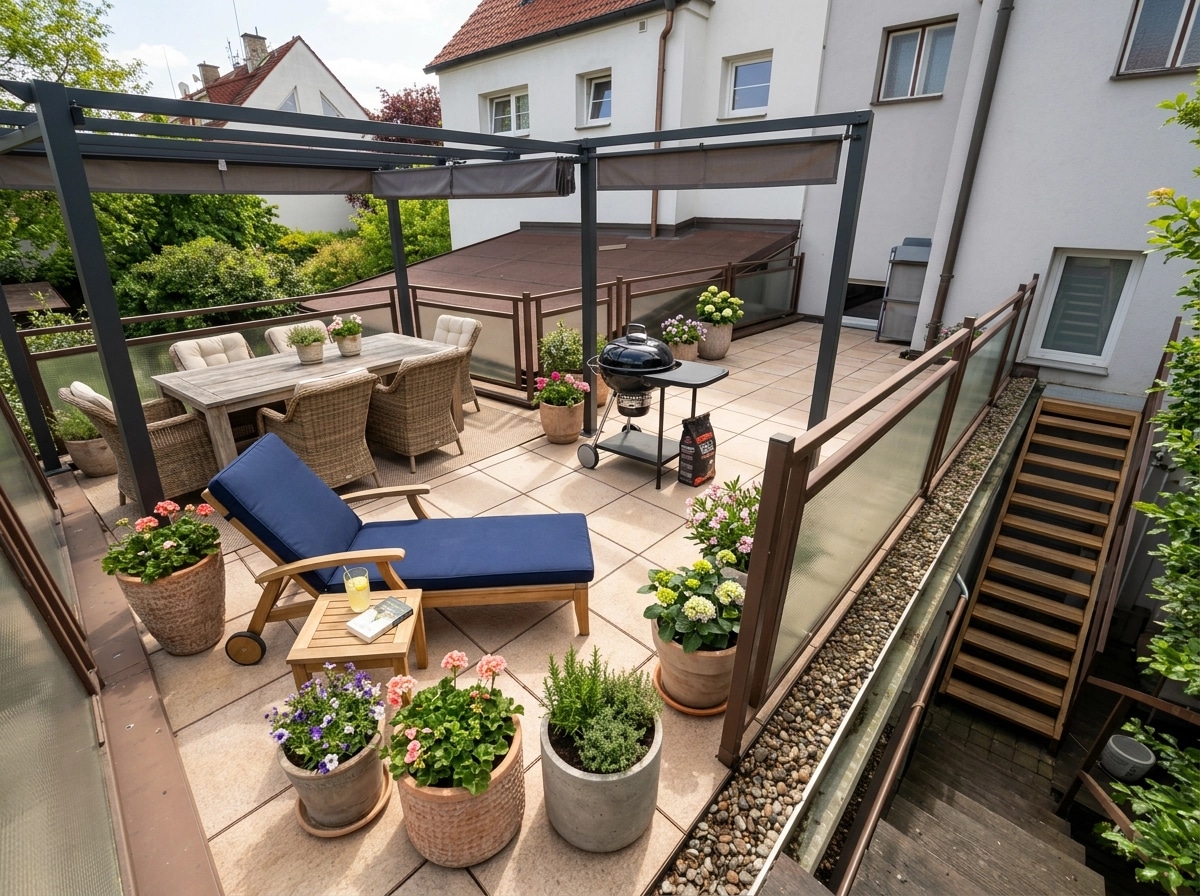 Yard design in no_style style — photo by GenRoom AI