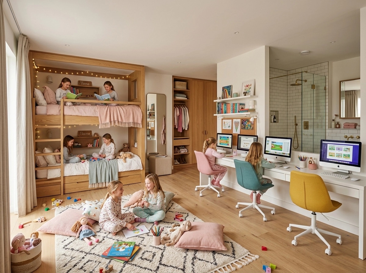 Contemporary Quarto Infantil design — interior photo by GenRoom AI