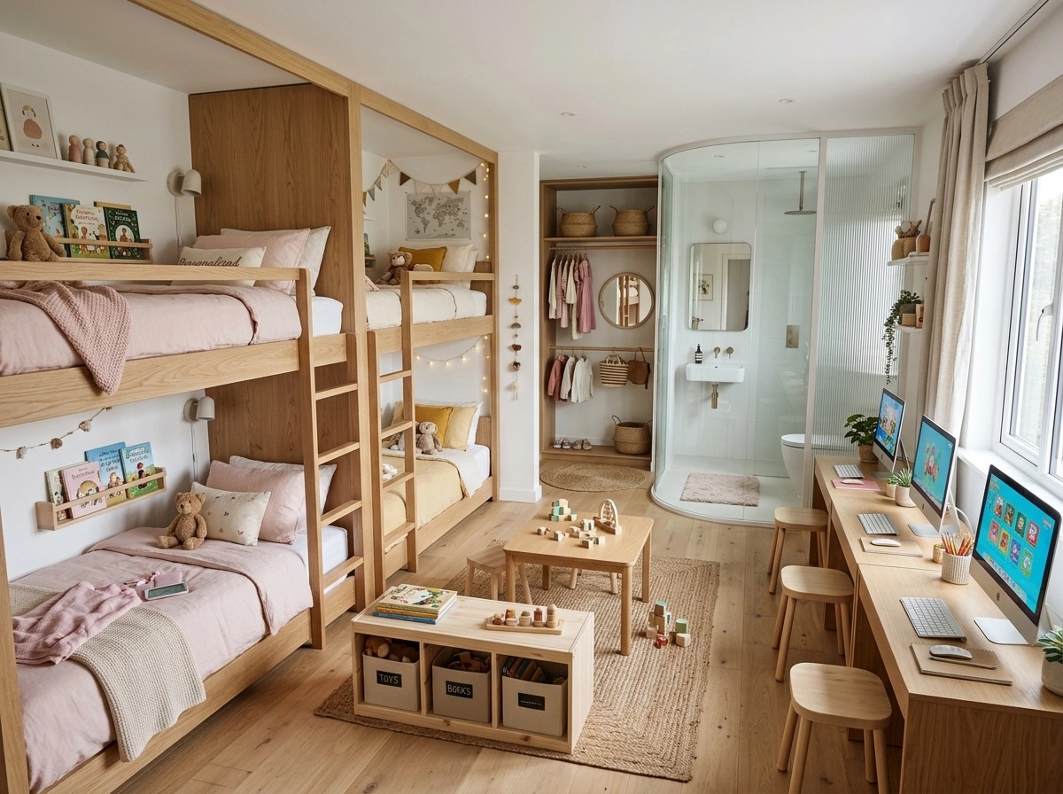 Minimalism Quarto Infantil design — interior photo by GenRoom AI