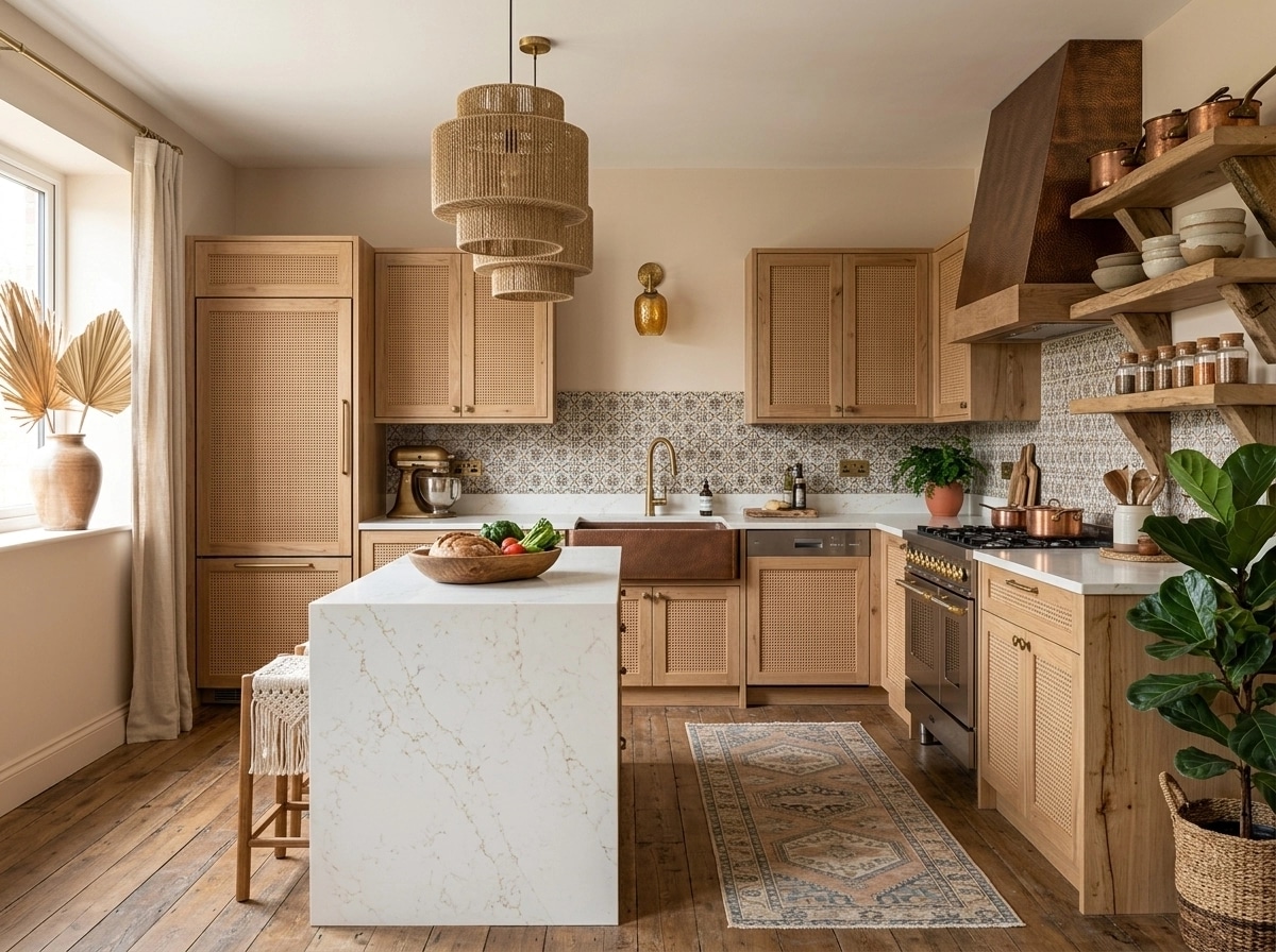 Bohemian Kitchen design — interior photo by GenRoom AI