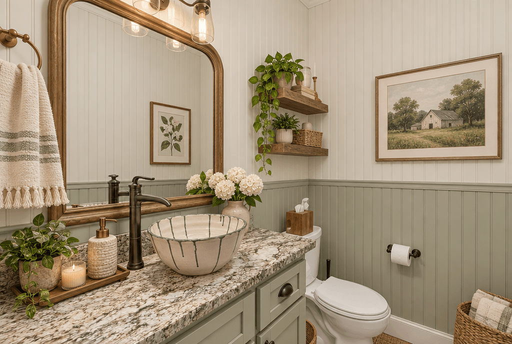 Bathroom interior in no_style style — photo by GenRoom AI