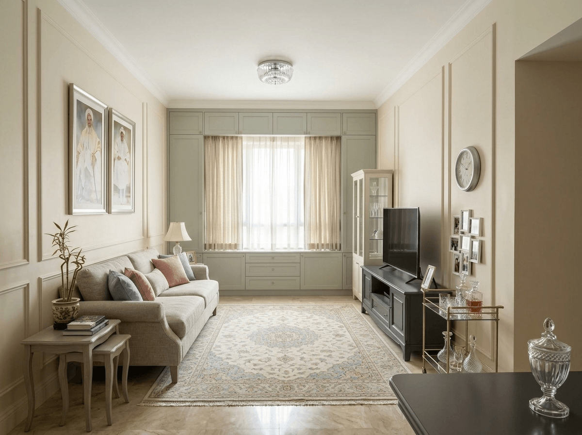 Interior design in Classic style — Living Room by GenRoom AI