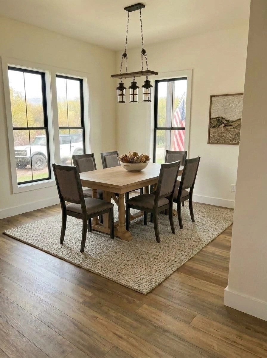 Interior design in Rustic style — dining_room by GenRoom AI