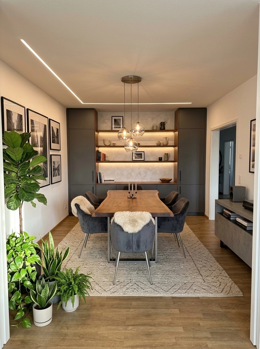 Interior design in Contemporary style — dining_room by GenRoom AI