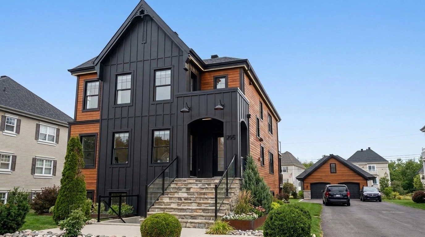Facade design in Barnhouse Facade style — Facade by GenRoom AI
