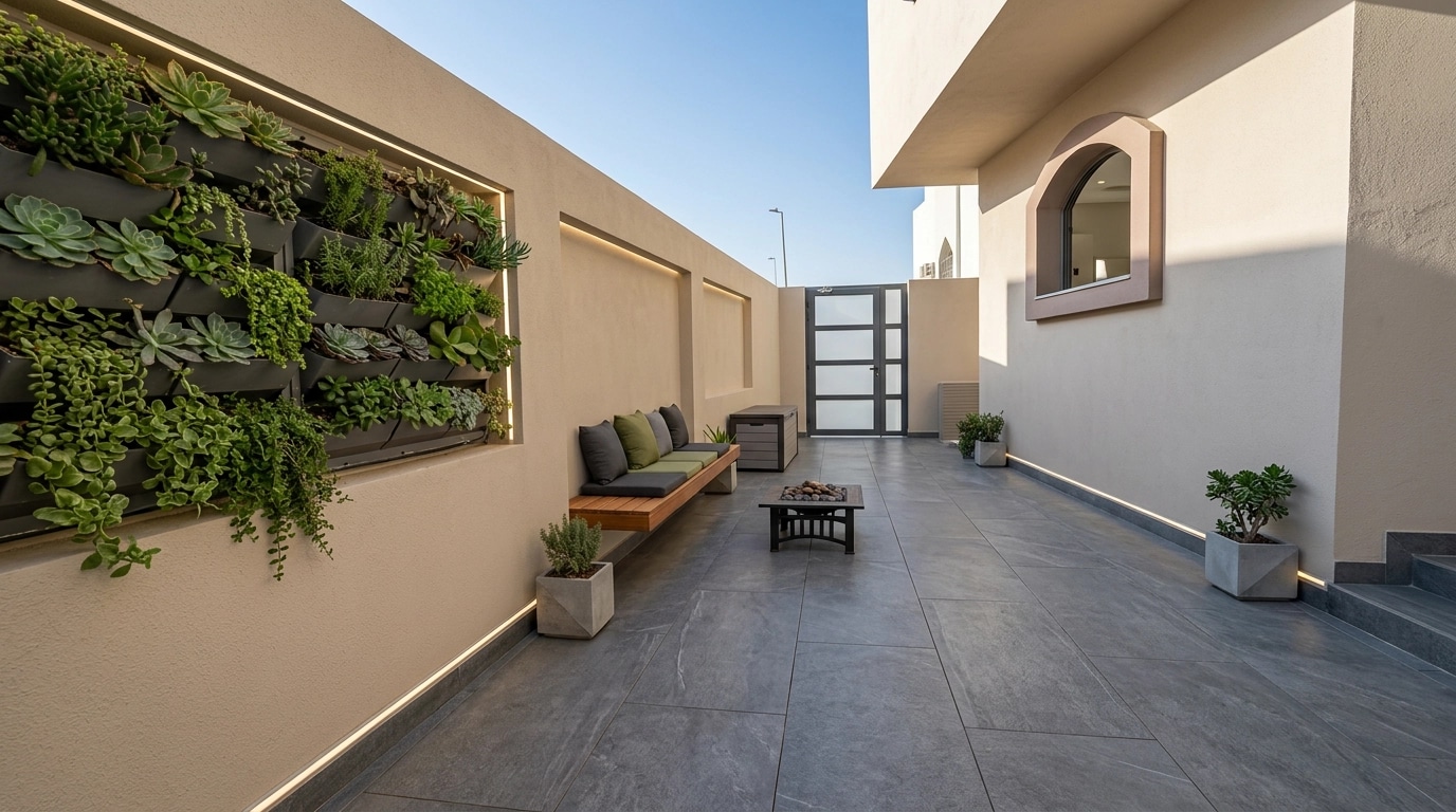 Yard design in no_style style — photo by GenRoom AI
