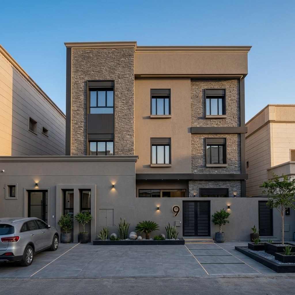 Contemporary Facade Facade design — facade photo by GenRoom AI