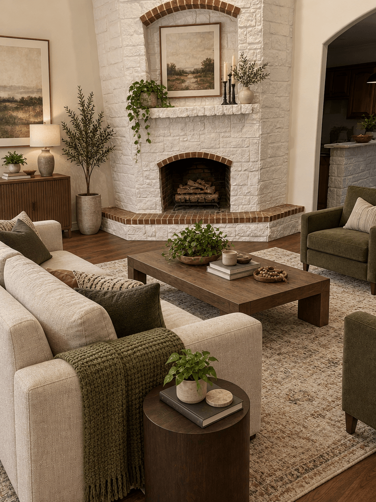 Interior design in Contemporary style — Living Room by GenRoom AI