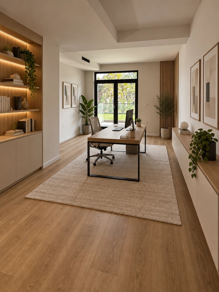 Interior design in Minimalism style — Office by GenRoom AI