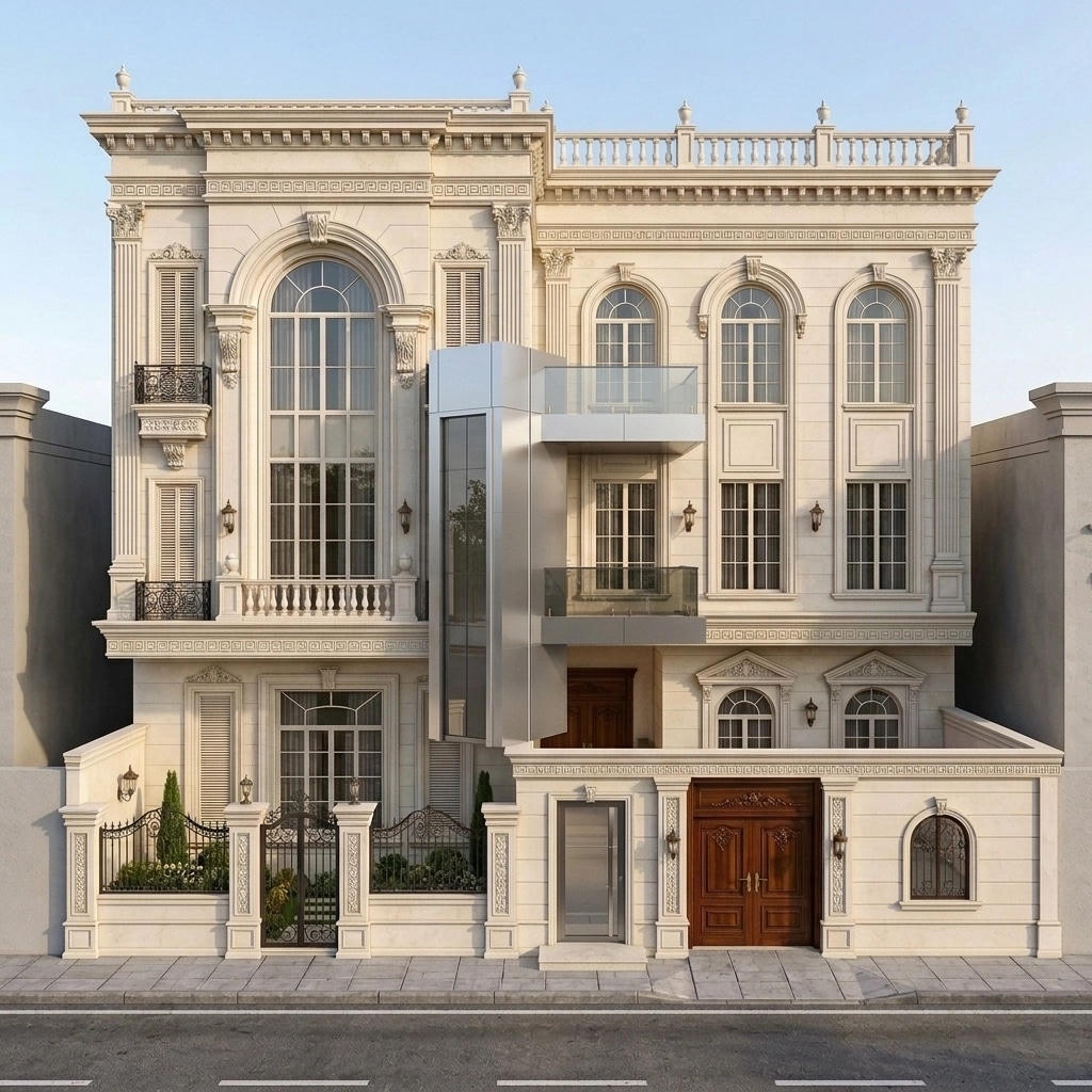 Facade design in Classic Facade style — Facade by GenRoom AI
