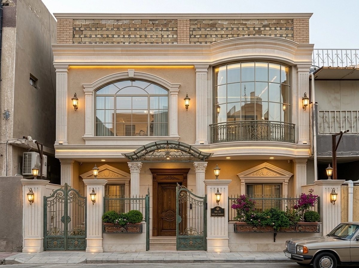 Diseño de fachada en estilo Classic Facade — Fachada por GenRoom AI