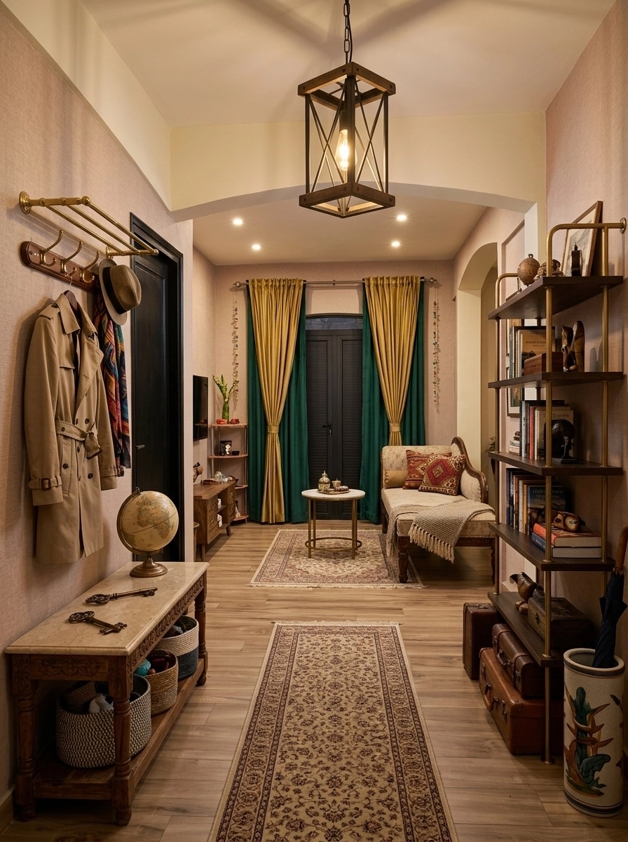 Interior design in Eclectic style — Hallway by GenRoom AI