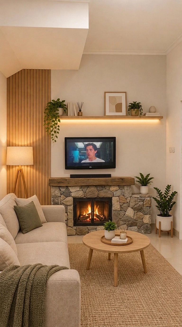 Interior design in Scandinavian style — Living Room by GenRoom AI
